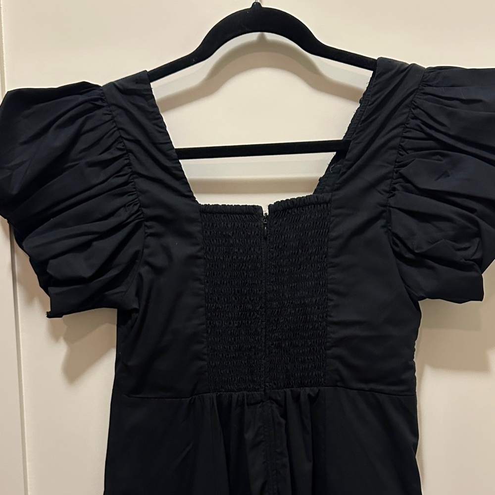 Abercrombie & Fitch Black Midi Dress - Picture 4 of 4